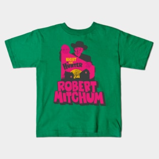 The Night of the Hunter: Captivating Robert Mitchum's Iconic Performance Kids T-Shirt